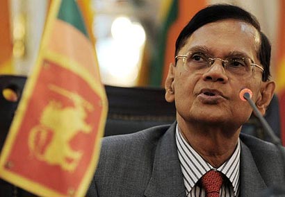 Former External Affairs Minister Prof. G. L. Peiris (photo credit: onlanka.com) Former External Affairs Minister Prof. G. L. Peiris (photo credit: onlanka.com)