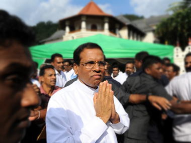 President Maithripala Sirisena (photo credit: AFP) President Maithripala Sirisena (photo credit: AFP)
