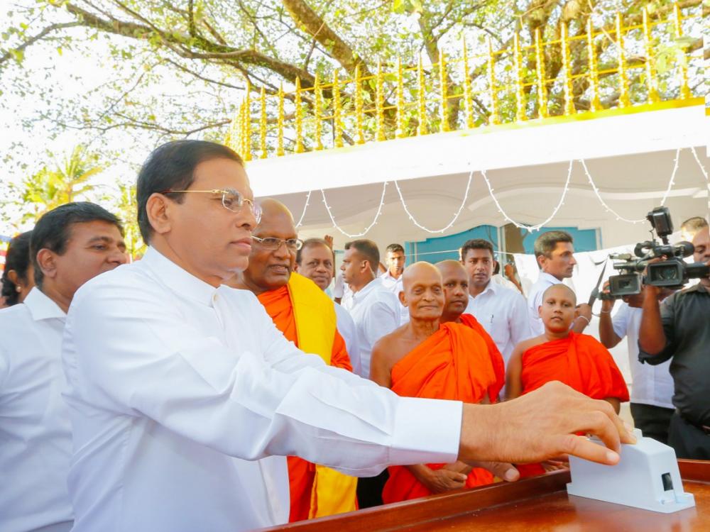 Sri Lanka's president, Maithripala Sirisena (Photo credit: Tamil Guardian) Sri Lanka's president, Maithripala Sirisena (Photo credit: Tamil Guardian)