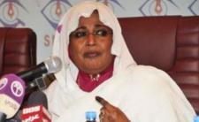 بدرية سليمان، عضو لجنة الحقوق والحريات الأساسية بمؤتمر الحوار الوطني  ـ صورة شبكة الشروق