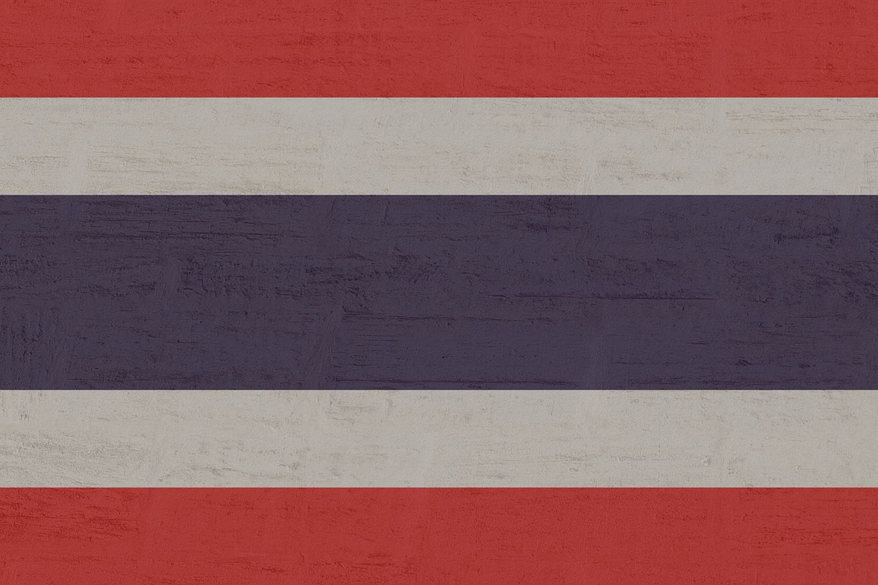 Flag of Thailand (photo credit: Kaufdex via pixabay)