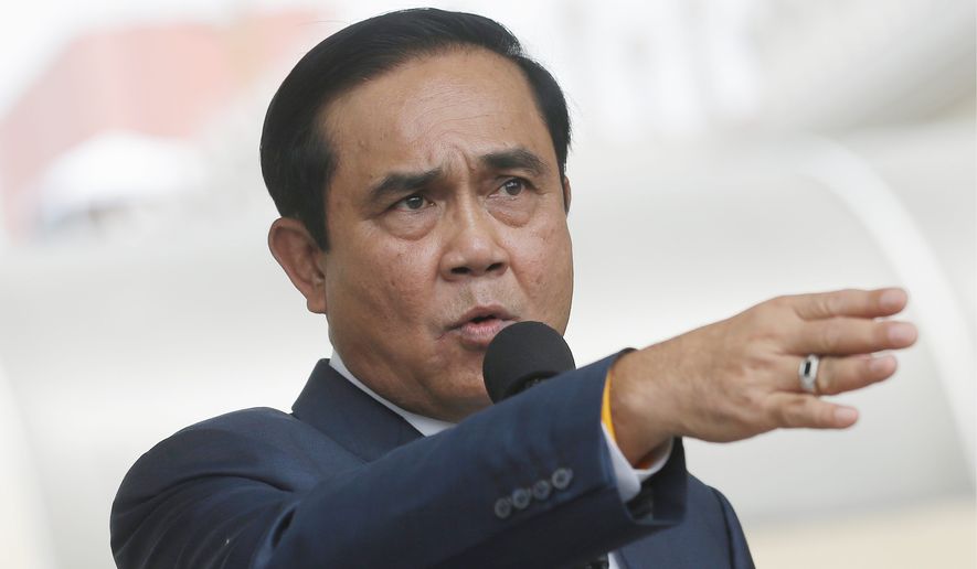 Thai Prime Minister Prayuth Chan-ocha (photo credit: Associated Press) Thai Prime Minister Prayuth Chan-ocha (photo credit: Associated Press)