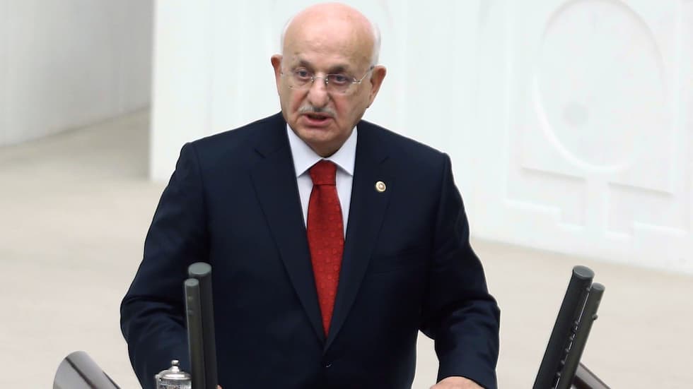 Speaker of Turkish Parliament Ismail Kahraman (photo credit: Financial Times)