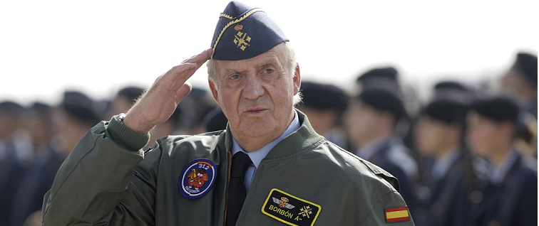 Spain’s King Juan Carlos reviews the troops during a visit to a military air base in 2008. (Luis Correas/Reuters) Spain’s King Juan Carlos. (Luis Correas/Reuters)