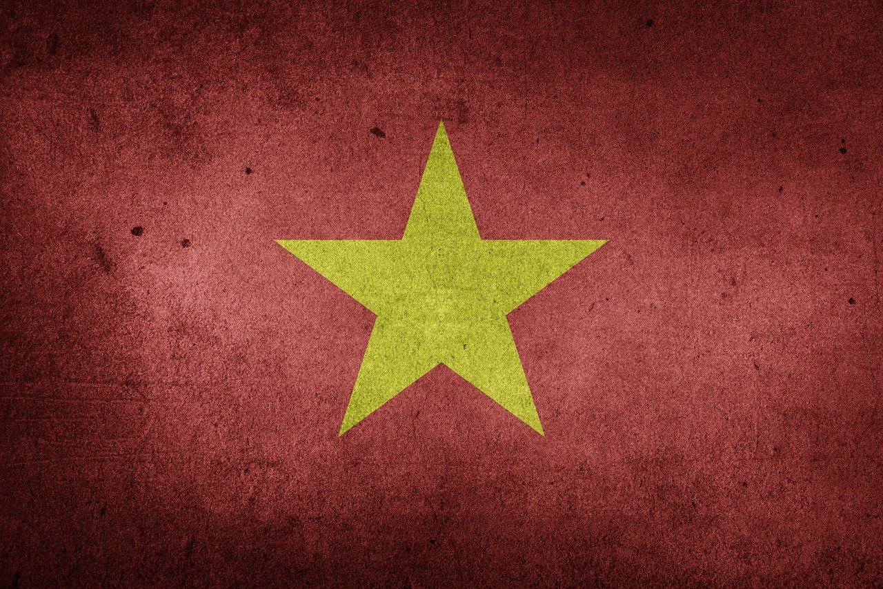 Flag of Vietnam (photo credit: Chickenonline via pixabay)