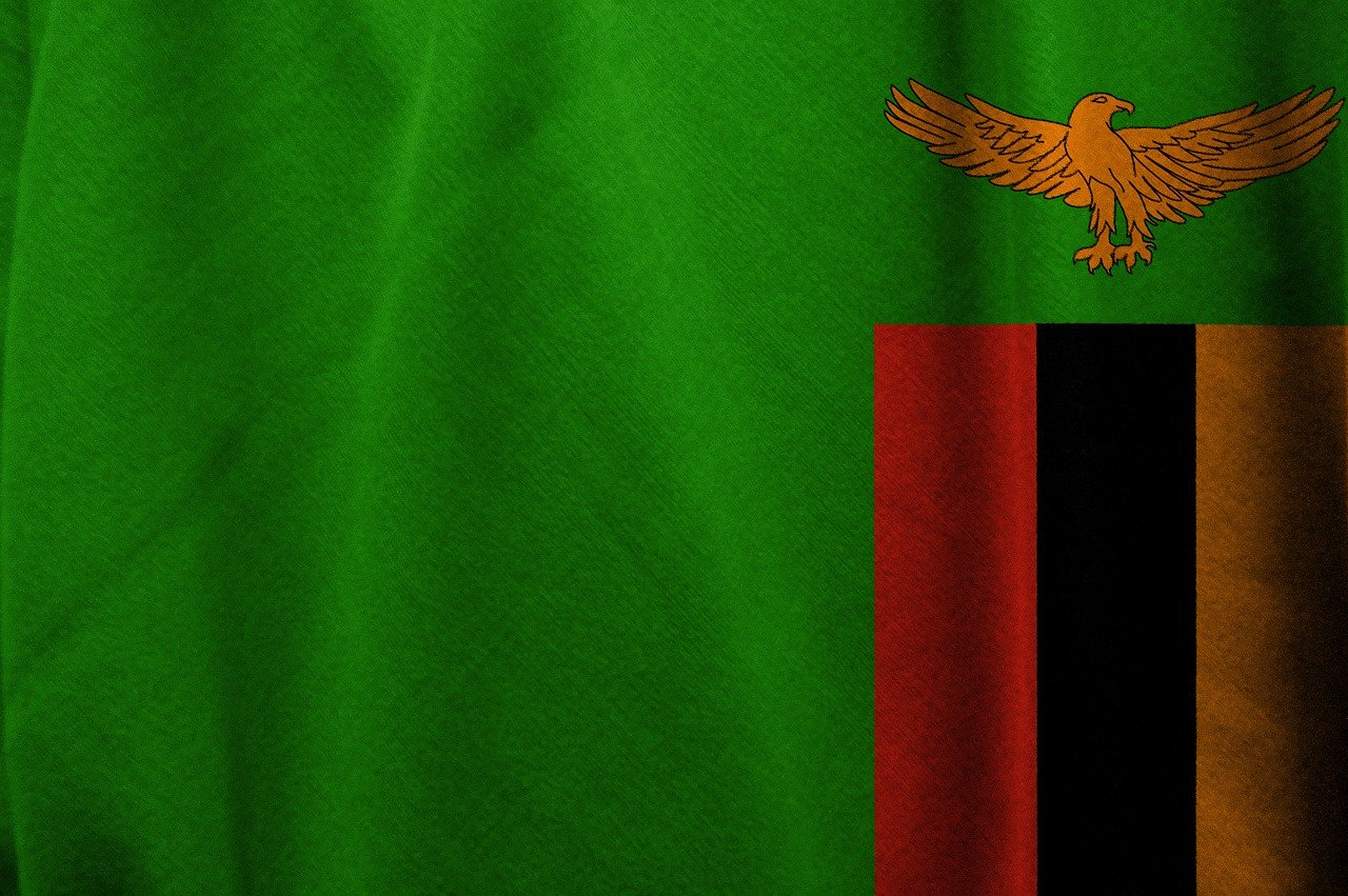 Flag of Zambia (photo credit: TheDigitalArtist via pixabay)